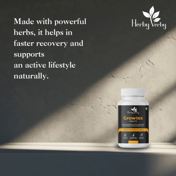 Growtex – Ayurvedic Hair Nourishment for Strength & Growth - Image 2